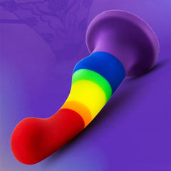 Silicone LGBT Rainbow Dildo
