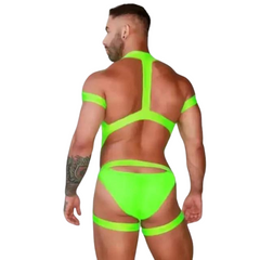 Solo Gogo Sensation: Fluorescent Vest and Briefs Set