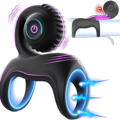 SpiralSnail Multi-Wearable Couples Vibrating Ring