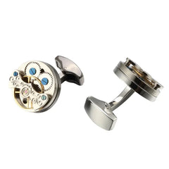 Steam Punk Internal Workings Metal Cufflinks