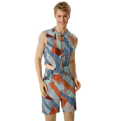 Summer Breeze Abstract Art Lace-Up Set