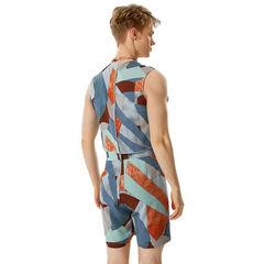 Summer Breeze Abstract Art Lace-Up Set