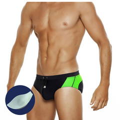 Summer Colorblock Fashion Swim Briefs