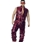 Symphony Ruby Red Party Jumpsuit