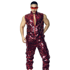 Symphony Ruby Red Party Jumpsuit