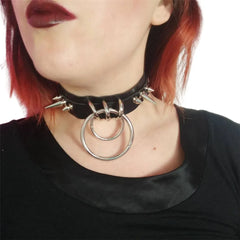 The Fashion Of Kink Rivet Collar Chokers