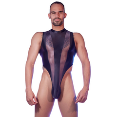 Transparent Tease Mesh Bodysuit