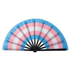 Trasngender Pride Folding Fan