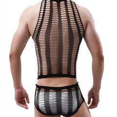 Turtleneck Bikini Bodysuit Stockings Ensemble