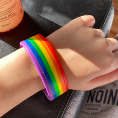 LGBT Pride Rubber Wristband (Set Of 3)