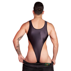 Ultra-Sexy High Cut Backless Bodysuit