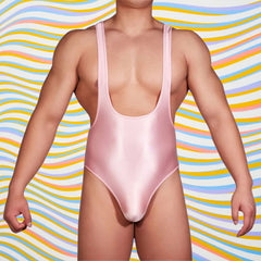 Va-Va-Voom V Neck Bodysuit For Men