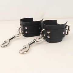 Versatile PU Leather Body Bondage Harness With Cuffs
