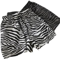 Zebra Stripe Swim Shorts