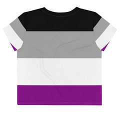 Asexual All-Over Crop T-Shirt