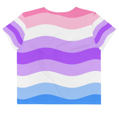 Alternative Genderfluid All-Over Crop T-Shirt