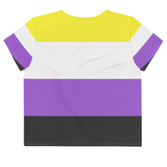 Non-Binary All-Over Crop T-Shirt