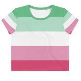 Abrosexual All-Over Crop T-Shirt