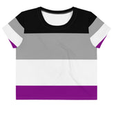 Asexual All-Over Crop T-Shirt