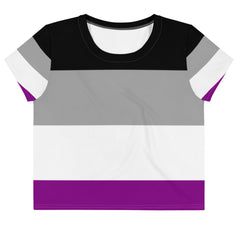 Asexual All-Over Crop T-Shirt