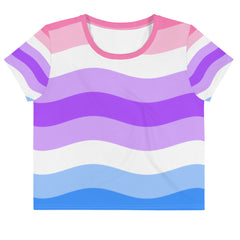 Alternative Genderfluid All-Over Crop T-Shirt