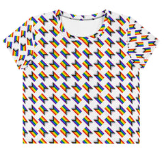 LGBT Progress Pride All-Over Crop T-Shirt