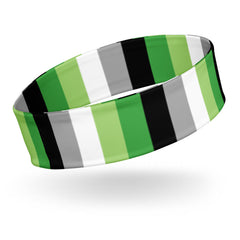 Aromantic Pride Headband