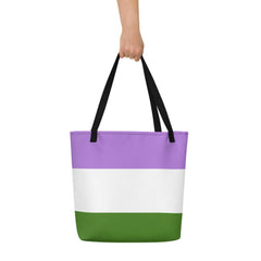 Genderqueer Extra Large Tote Bag
