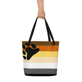Gay Bear Pride Extra Large Tote Bag