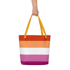 Lesbian Pride Extra Large Tote Bag