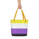 Non-Binary Extra Large Tote Bag