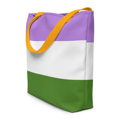 Genderqueer Extra Large Tote Bag
