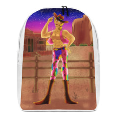 Gay Cowboy At Sunset Minimalist Backpack