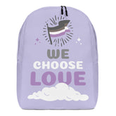 Asexual We Choose Love Minimalist Backpack