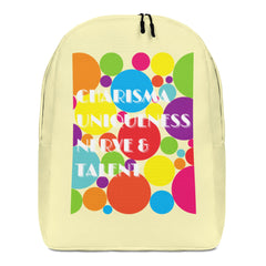 Charisma Uniqueness Nerve & Talent Minimalist Backpack