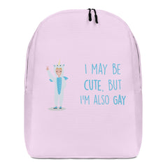 Cute But Gay Minimalist Backpack