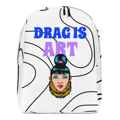 Drag Is Art Minimalist Backpack