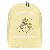Fly Away From Gender Roles Minimalist Backpack