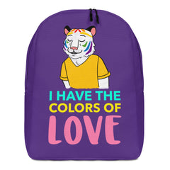 I Have The Colors Of Love Minimalist Backpack