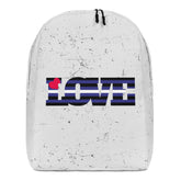 Leather Pride Love Minimalist Backpack