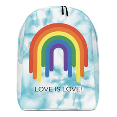 Love Is Love Rainbow Minimalist Backpack