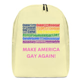 Make America Gay Again! Minimalist Backpack