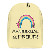 Pansexual & Proud Minimalist Backpack