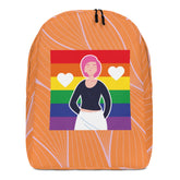 Queer Love Is Love Is Love Minimalist Backpack