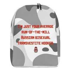 Russian Bisexual Transvestite Hooker Minimalist Backpack