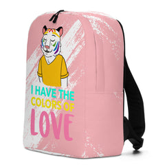 I Have The Color Of Love Minimalist Backpack