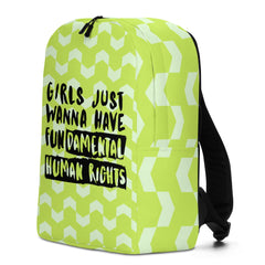 Girls Just Wanna Have Fundamental Human Rights Minimalist Backpack