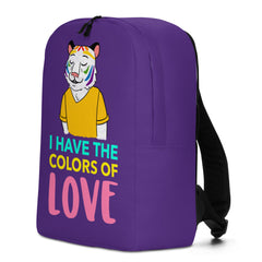 I Have The Colors Of Love Minimalist Backpack