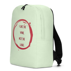 I Like The Wine Not The Label Pansexual Minimalist Backpack