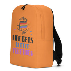 Life Gets Better Together Minimalist Backpack